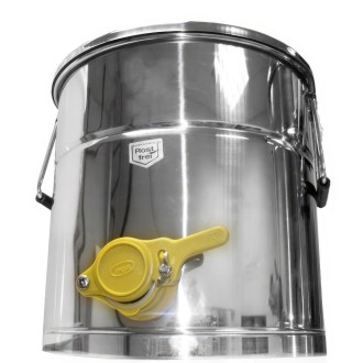 Abfüllkübel 25 kg aus Edelstahl